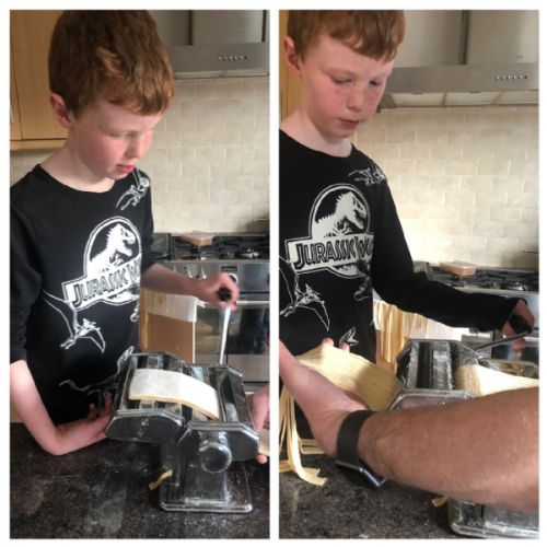 Jack and Sophie making pasta8